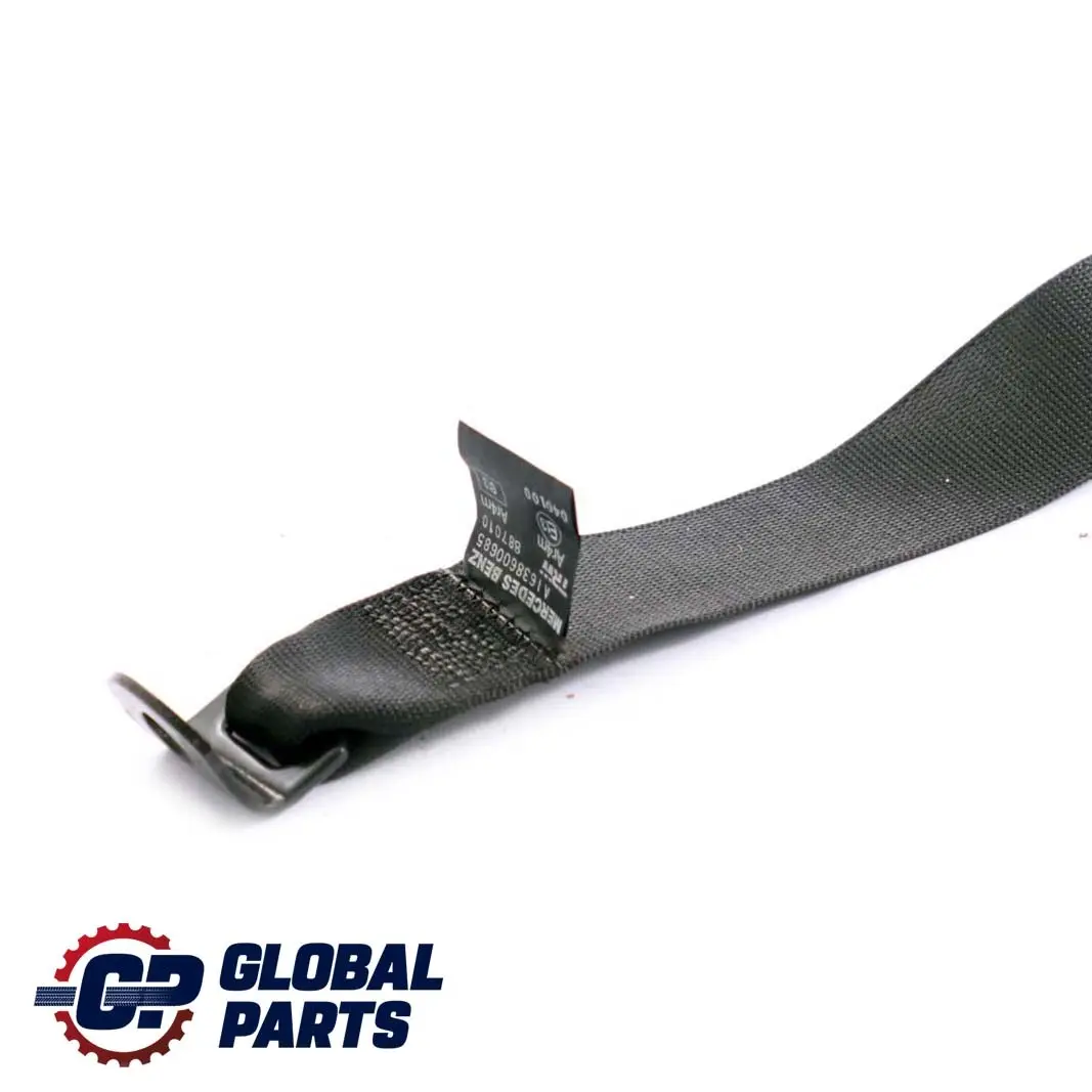 Mercedes ML W163 Seat Belt Rear Right O/S Black - SKU A1638600685 - Part number A1638600685