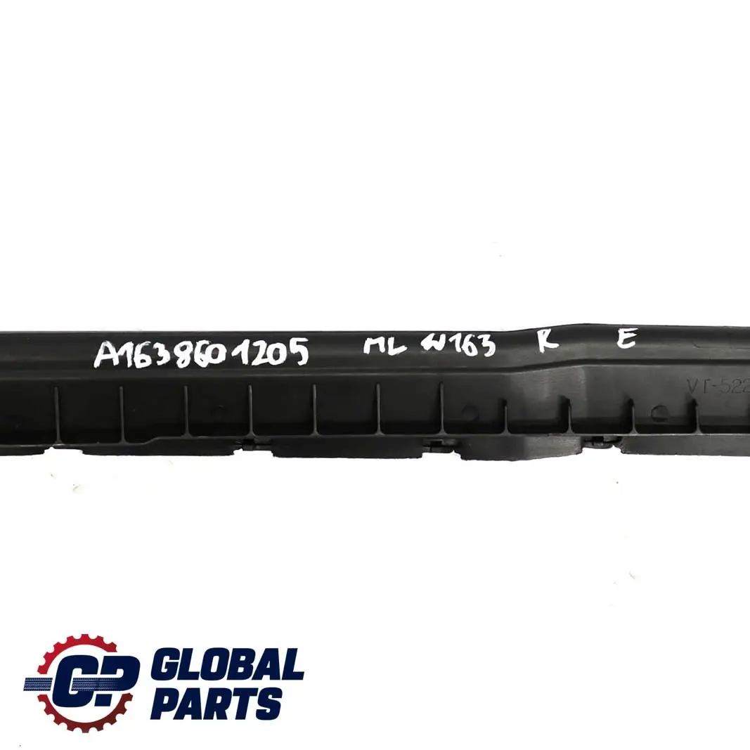 Mercedes-Benz ML W163 Drop Down Right O/S Side Curtain to with Part number A1638601205 Mercedes-Benz ML W163 Drop Down Right O/S Side Curtain - SKU A1638601205 - Part number A1638601205