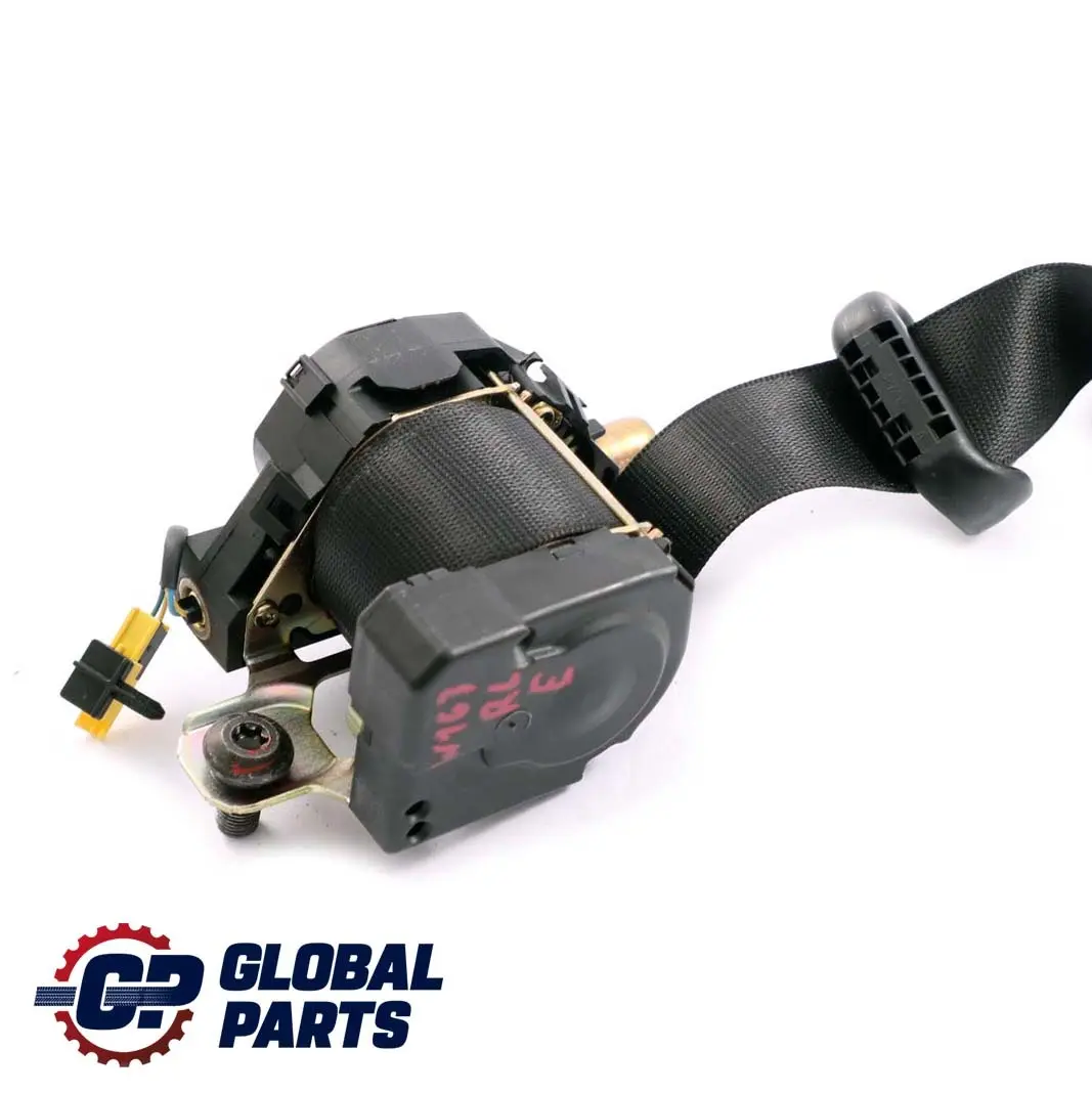 Mercedes-Benz M-Class ML W163 Rear Left N/S Seat Belt Black to with Part number A1638601985 Mercedes-Benz M-Class ML W163 Rear Left N/S Seat Belt Black - SKU A1638601985 - Part number A1638601985