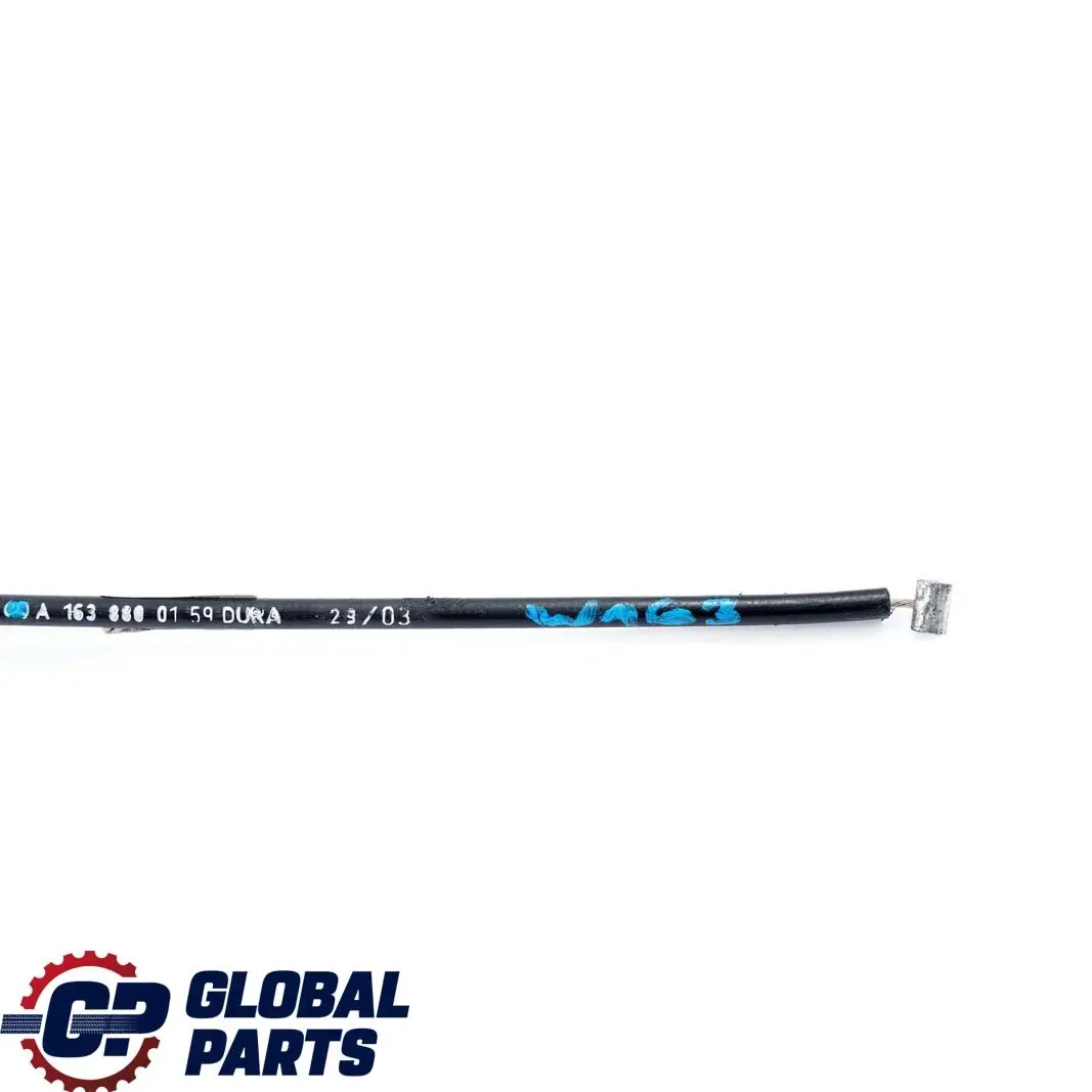Mercedes-Benz M-Class ML W163 Engine Bonnet Hood Lock Release Cable to with Part number A1638800159 Mercedes-Benz M-Class ML W163 Engine Bonnet Hood Lock Release Cable - SKU A1638800159 - Part number A1638800159