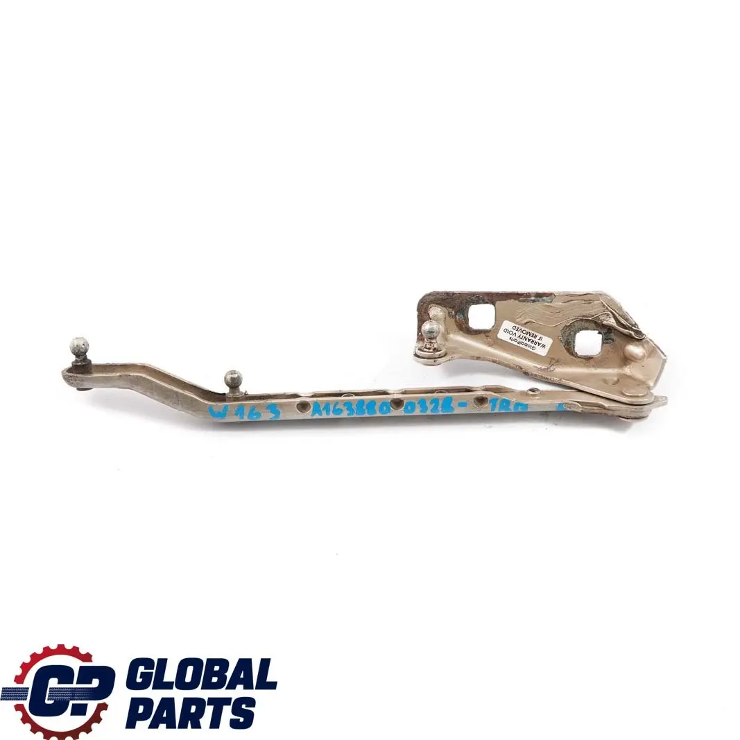  Mercedes-Benz Classe M W163 Cerniera Cofano SX Travertine Beige - SKU A1638800328-TRB - Numero di parte A1638800328