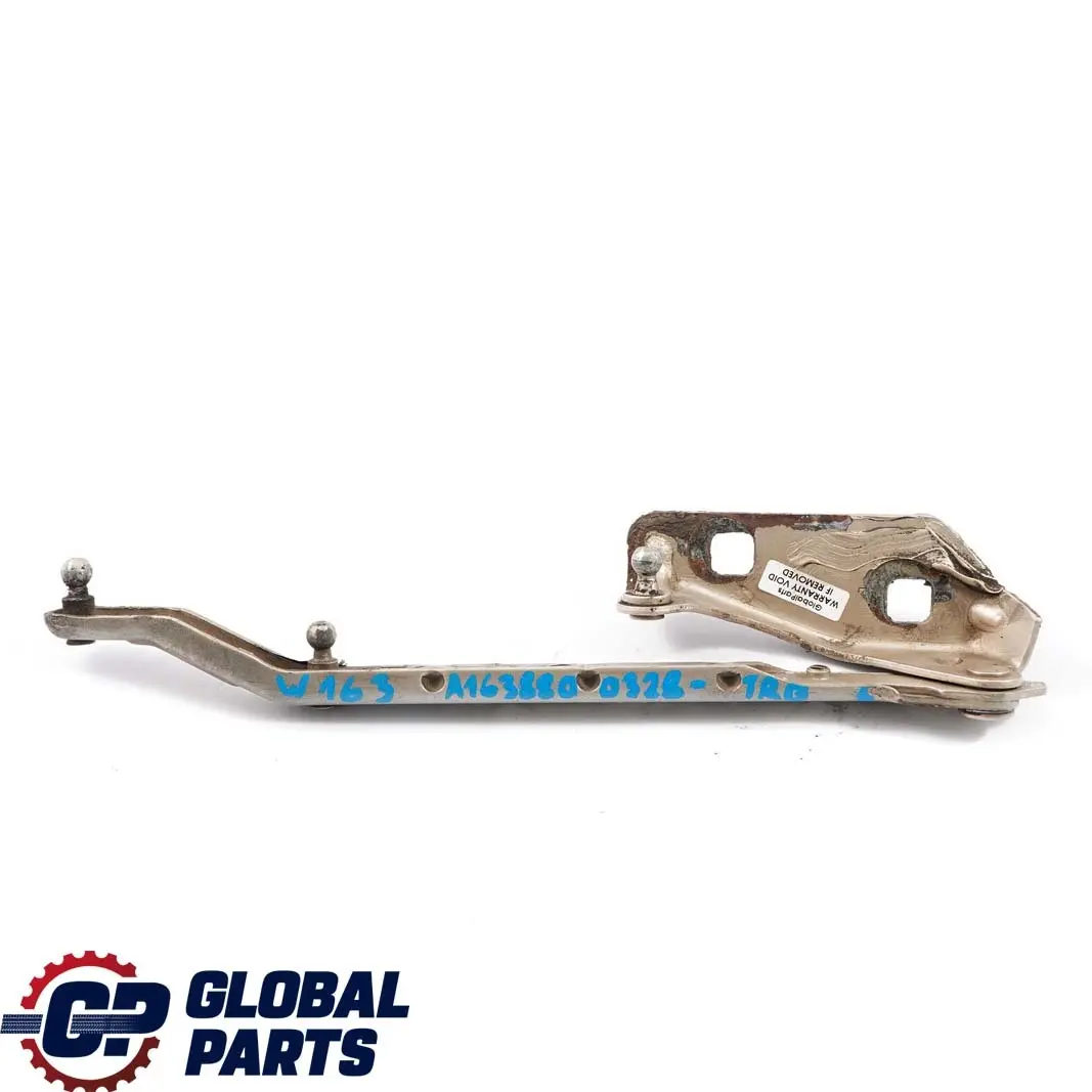  Mercedes-Benz Classe M W163 Cerniera Cofano SX Travertine Beige - SKU A1638800328-TRB - Numero di parte A1638800328