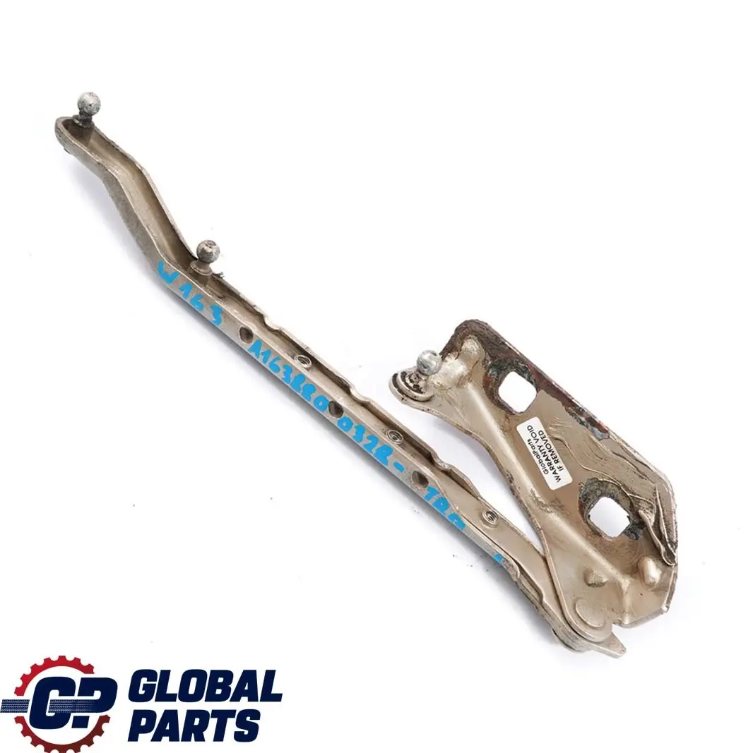  Mercedes-Benz Classe M W163 Cerniera Cofano SX Travertine Beige - SKU A1638800328-TRB - Numero di parte A1638800328