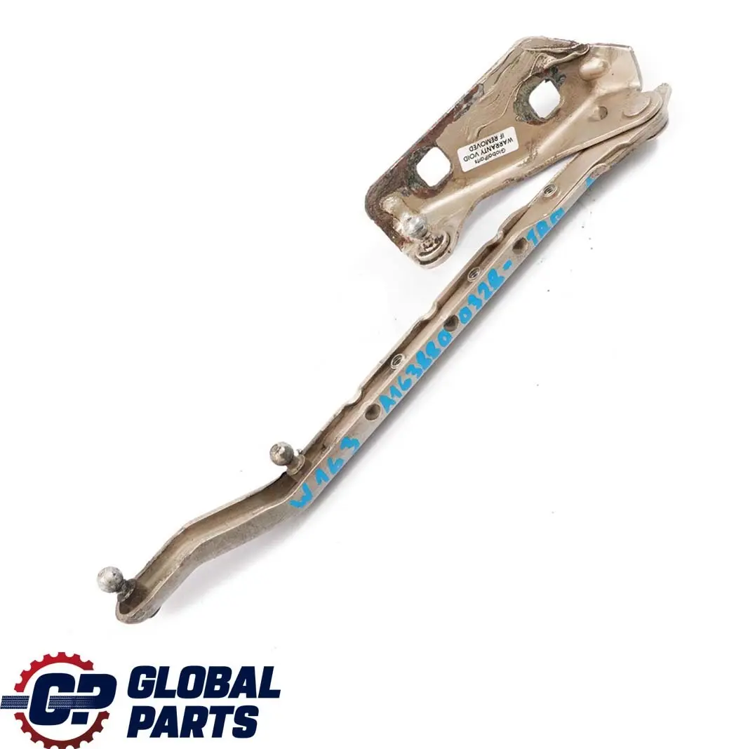  Mercedes-Benz Classe M W163 Cerniera Cofano SX Travertine Beige - SKU A1638800328-TRB - Numero di parte A1638800328