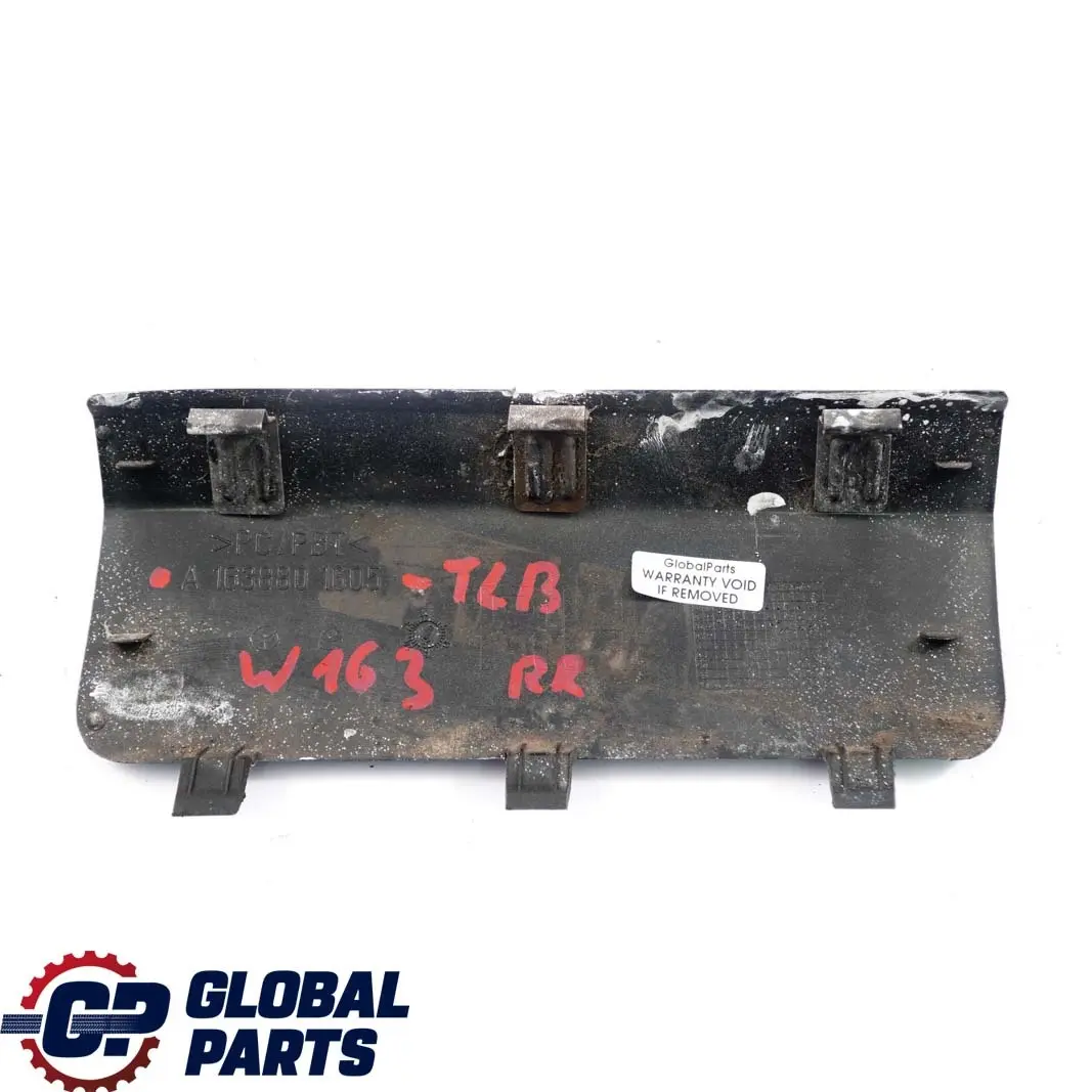 Tapa Gancho Remolque Parachoques Trasero Derecho Teallite Azul para Mercedes M W163 con número de pieza A1638801605 Mercedes M W163 Tapa Gancho Remolque Parachoques Trasero Derecho Teallite Azul - SKU A1638801605-TLB - Número de pieza A1638801605