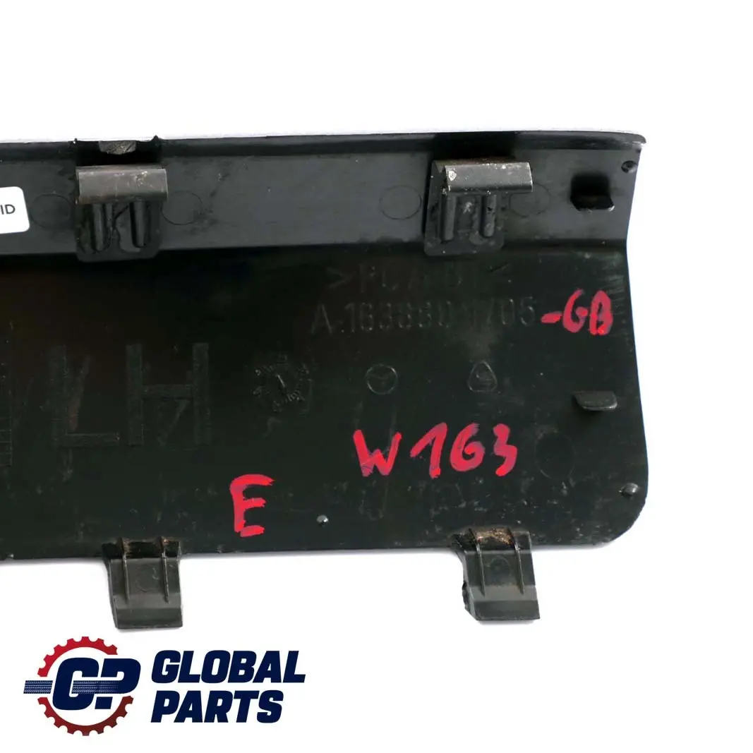 Mercedes-Benz M ML W163 Left Rear N/S Bumper Tow Hook Cover Fit Green Black 189 to with Part number A1638801705 Mercedes-Benz M ML W163 Left Rear N/S Bumper Tow Hook Cover Fit Green Black 189 - SKU A1638801705-GB - Part number A1638801705
