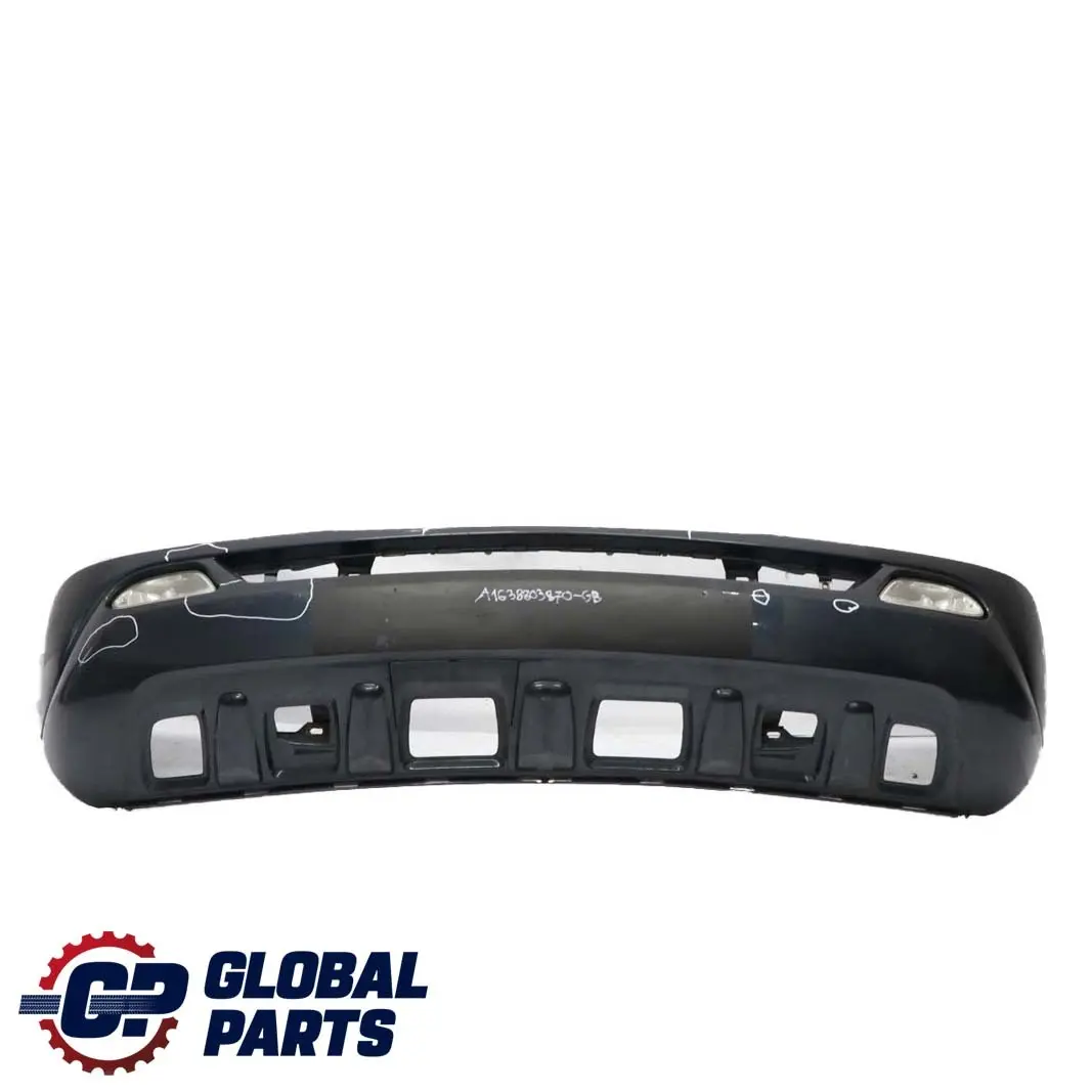 Mercedes-Benz M-Class W163 Front Bumper Trim Panel Smaragdschwarz Black - 189
