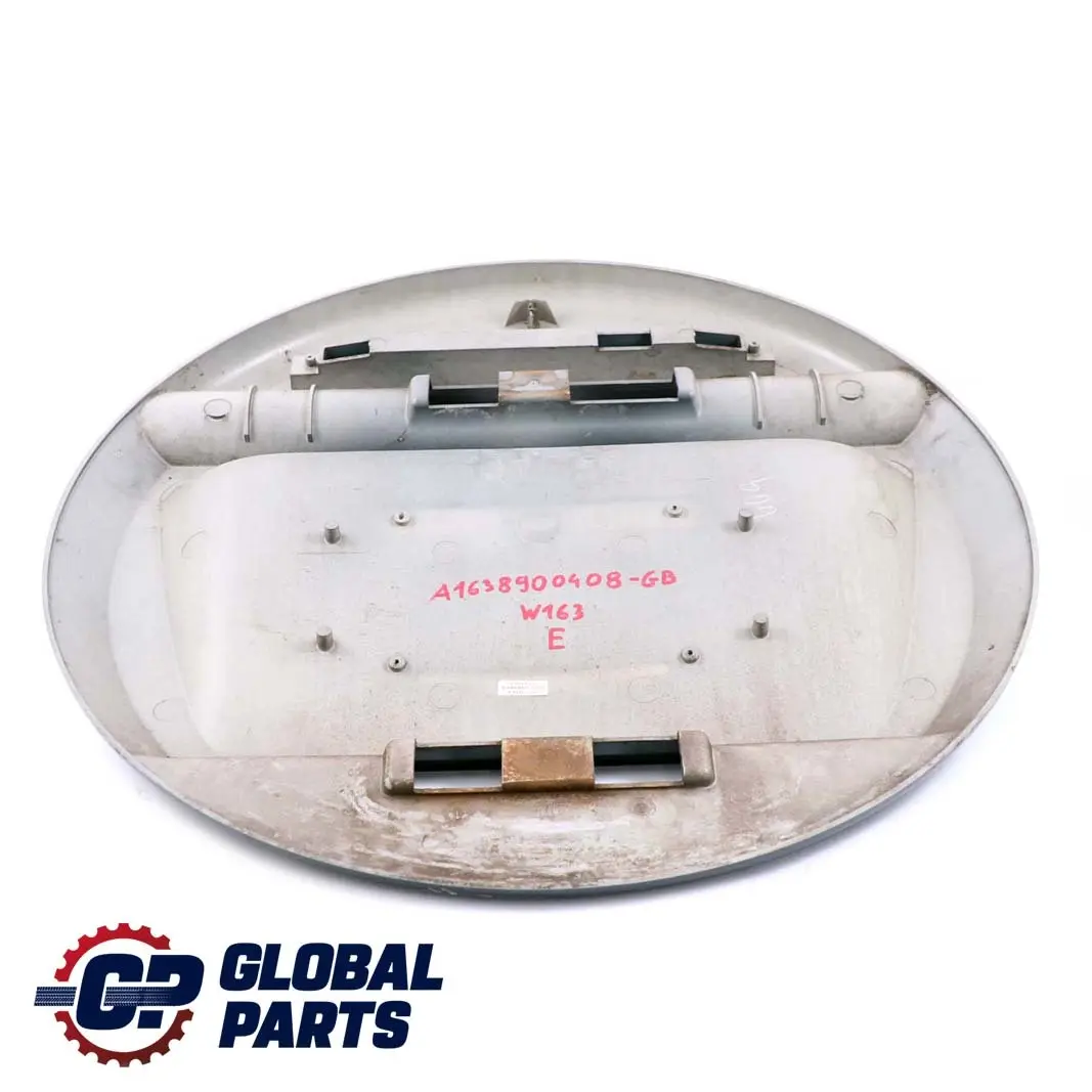 MERCEDES-BENZ M-CLASSE ML W163 Pneu de Rechange Cache/Capot Noir emeraud 189  - SKU A1638900408-GB - Numéro de pièce A1638900408