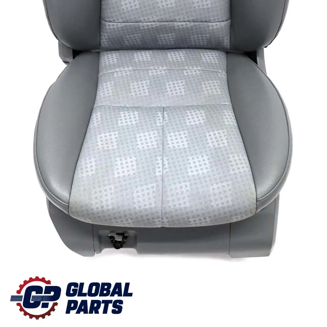 Mercedes-Benz M-Class ML W163 Grey Cloth Fabric / Leather Front Left N/S Seat to with Part number A1639101347 Mercedes-Benz M-Class ML W163 Grey Cloth Fabric / Leather Front Left N/S Seat - SKU A1639101347-1 - Part number A1639101347