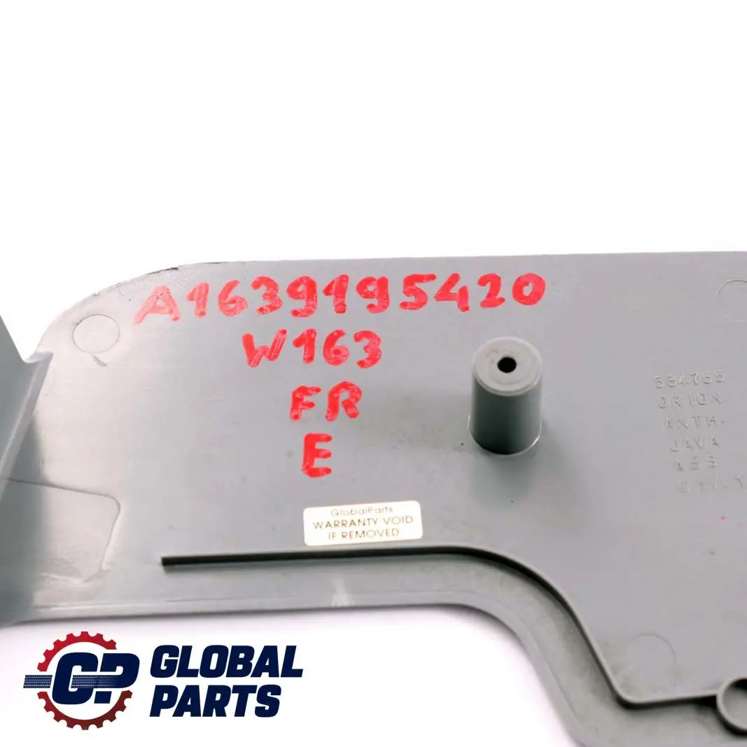 Mercedes-Benz M ML W163 Front Seat Cover Trim Bottom Right Outside to with Part number A1639195420 Mercedes-Benz M ML W163 Front Seat Cover Trim Bottom Right Outside - SKU A1639195420 - Part number A1639195420