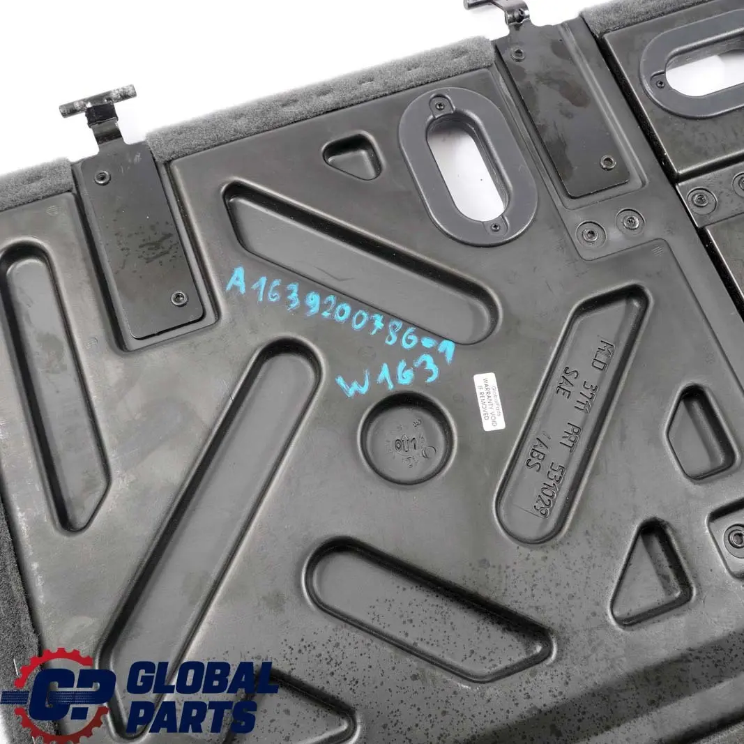 Mercedes-Benz M-Class ML W163 Rear Seat Cover Boot Trim Grey to with Part number A1639200786 Mercedes-Benz M-Class ML W163 Rear Seat Cover Boot Trim Grey - SKU A1639200786-1 - Part number A1639200786