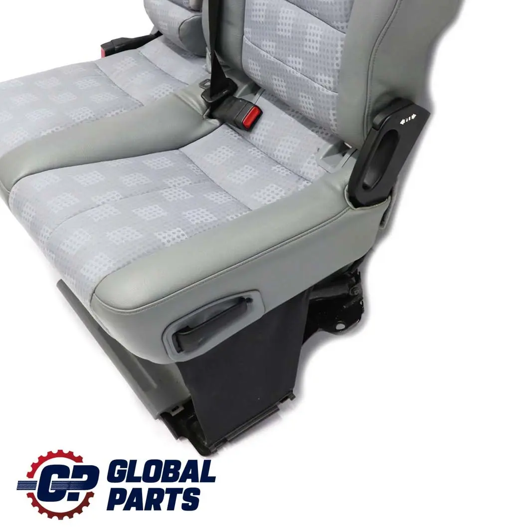 Mercedes-Benz M-Class ML W163 Grey Cloth Fabric / Leather Bench Backrest Rear Left N/S Seat to with Part number A1639202746 Mercedes-Benz M-Class ML W163 Grey Cloth Fabric / Leather Bench Backrest Rear Left N/S Seat - SKU A1639202746 - Part number A1639202746