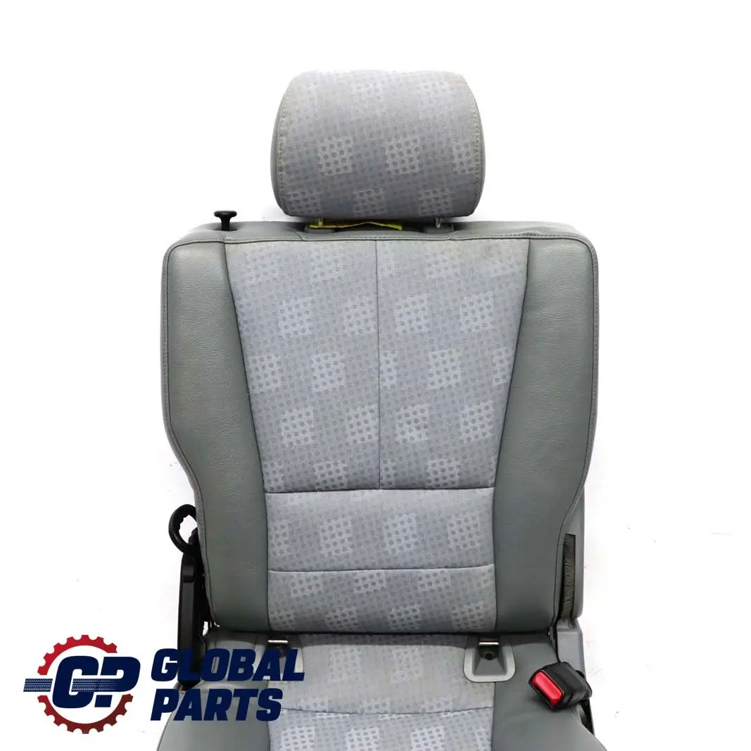 Mercedes-Benz M-Class ML W163 Grey Cloth Fabric / Leather Bench Backrest Rear Right O/S Seat to with Part number A1639202846 Mercedes-Benz M-Class ML W163 Grey Cloth Fabric / Leather Bench Backrest Rear Right O/S Seat - SKU A1639202846 - Part number A1639202846