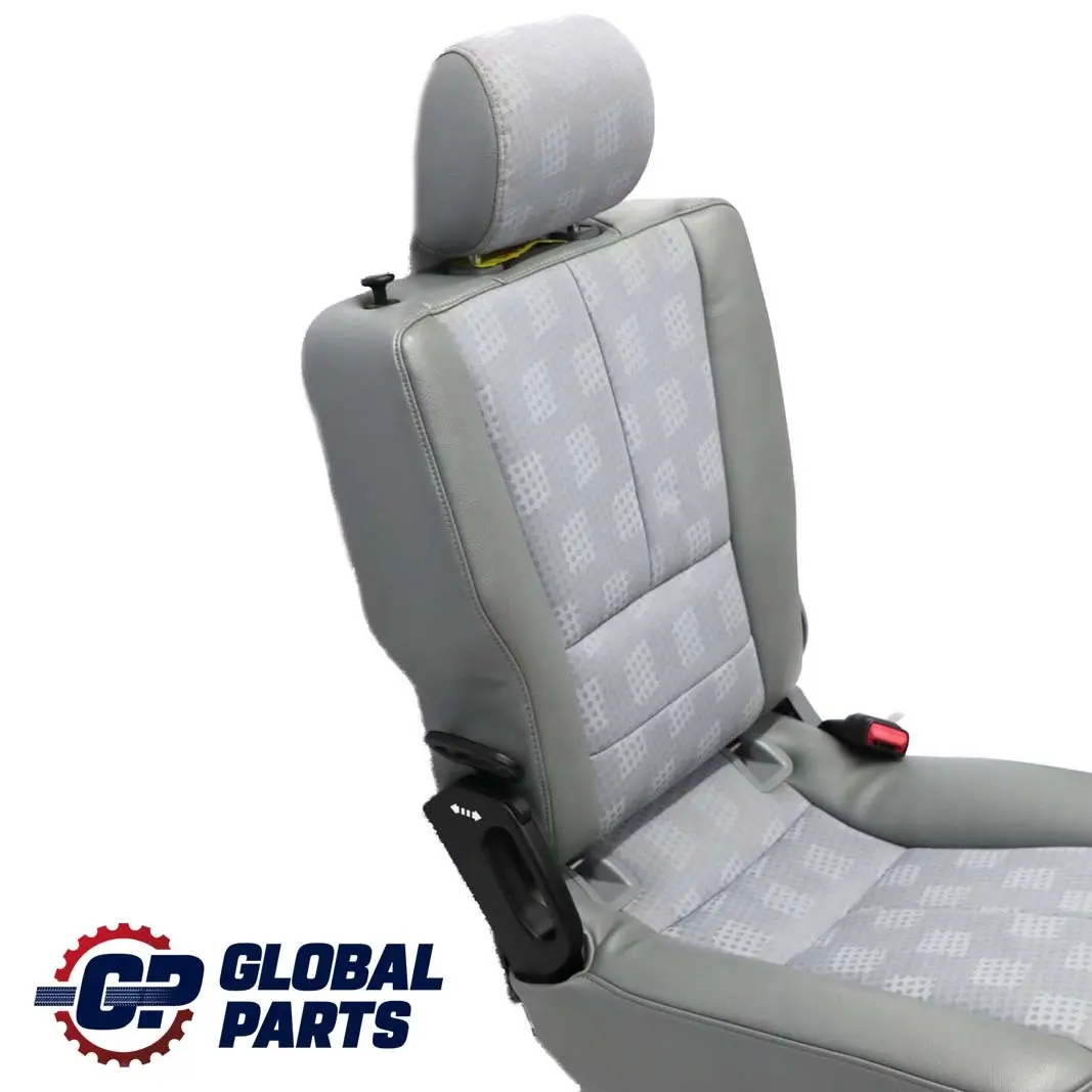Mercedes-Benz M-Class ML W163 Grey Cloth Fabric / Leather Bench Backrest Rear Right O/S Seat to with Part number A1639202846 Mercedes-Benz M-Class ML W163 Grey Cloth Fabric / Leather Bench Backrest Rear Right O/S Seat - SKU A1639202846 - Part number A1639202846