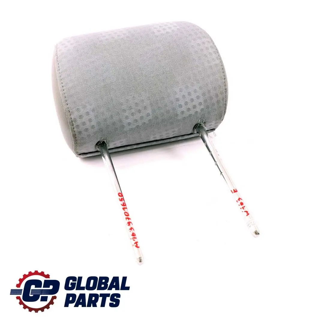 Mercedes-Benz M-Class W163 Front Rear Seat N/O/S Cloth Leather Grey Headrest to with Part number A1639701650 Mercedes-Benz M-Class W163 Front Rear Seat N/O/S Cloth Leather Grey Headrest - SKU A1639701650 - Part number A1639701650