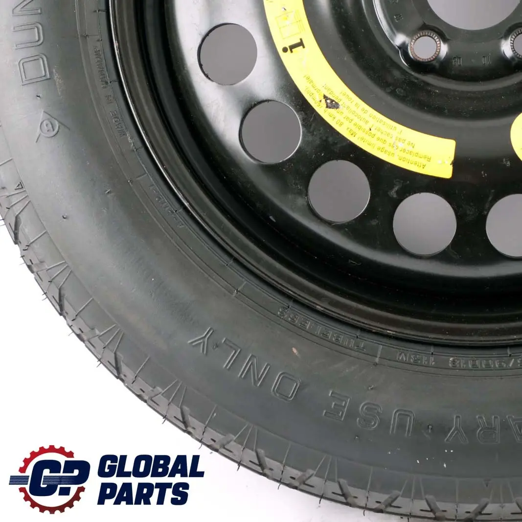 Mercedes W164 W166 Ersatzrad Stahl 18" 4J Bereifung R18 155/90 - SKU A1644000002 - Teilenummer A1644000002