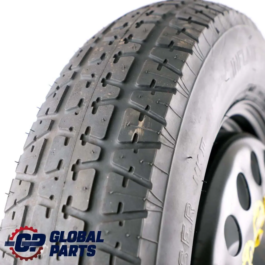 Rueda Repuesto Acero 18" 4J Neumático R18 155/90 para Mercedes W164 W166 con número de pieza A1644000002 Mercedes W164 W166 Rueda Repuesto Acero 18" 4J Neumático R18 155/90 - SKU A1644000002 - Número de pieza A1644000002