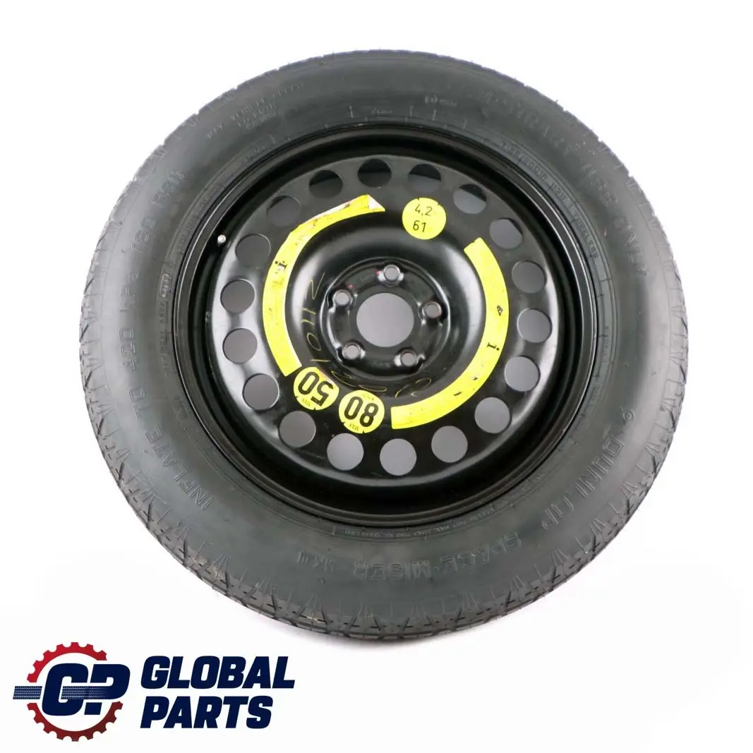 Mercedes W164 W166 Ruota scorta acciaio 18" 4J Pneumatico R18 155/90 A1644000002