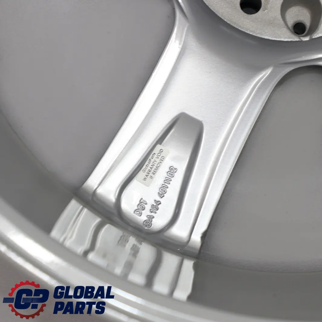 Mercedes-Benz M-Class ML W164 Silver Alloy Wheel Rim 20" 8,5J ET:56 to with Part number A1644011102 Mercedes-Benz M-Class ML W164 Silver Alloy Wheel Rim 20" 8,5J ET:56 - SKU A1644011102 - Part number A1644011102