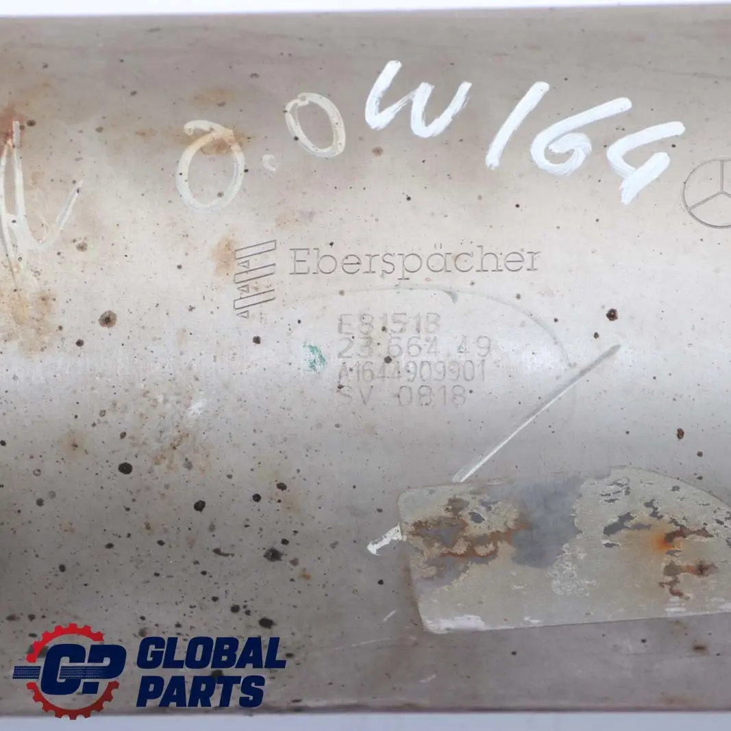 Mercedes-Benz M-Class W164 Diesel 6-Cyl Front Exhaust Muffler Pipe to with Part number A1644909901 Mercedes-Benz M-Class W164 Diesel 6-Cyl Front Exhaust Muffler Pipe - SKU A1644909901 - Part number A1644909901