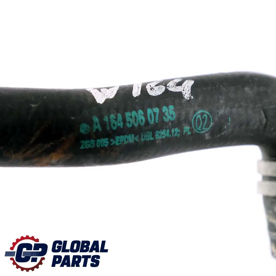 Tuyau de liquide de refroidissement d'eau pour Mercedes ML W164 à propos du numéro de pièce A1645060735 Mercedes ML W164 Tuyau de liquide de refroidissement d'eau - SKU A1645060735 - Numéro de pièce A1645060735