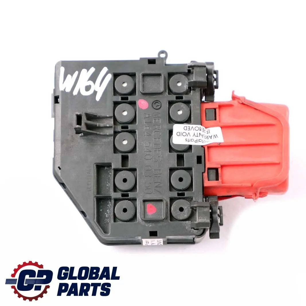 Fusible Caja de fusibles Terminal de arranque para Mercedes W164 con número de pieza A1645400350 Mercedes W164 Fusible Caja de fusibles Terminal de arranque - SKU A1645400350 - Número de pieza A1645400350