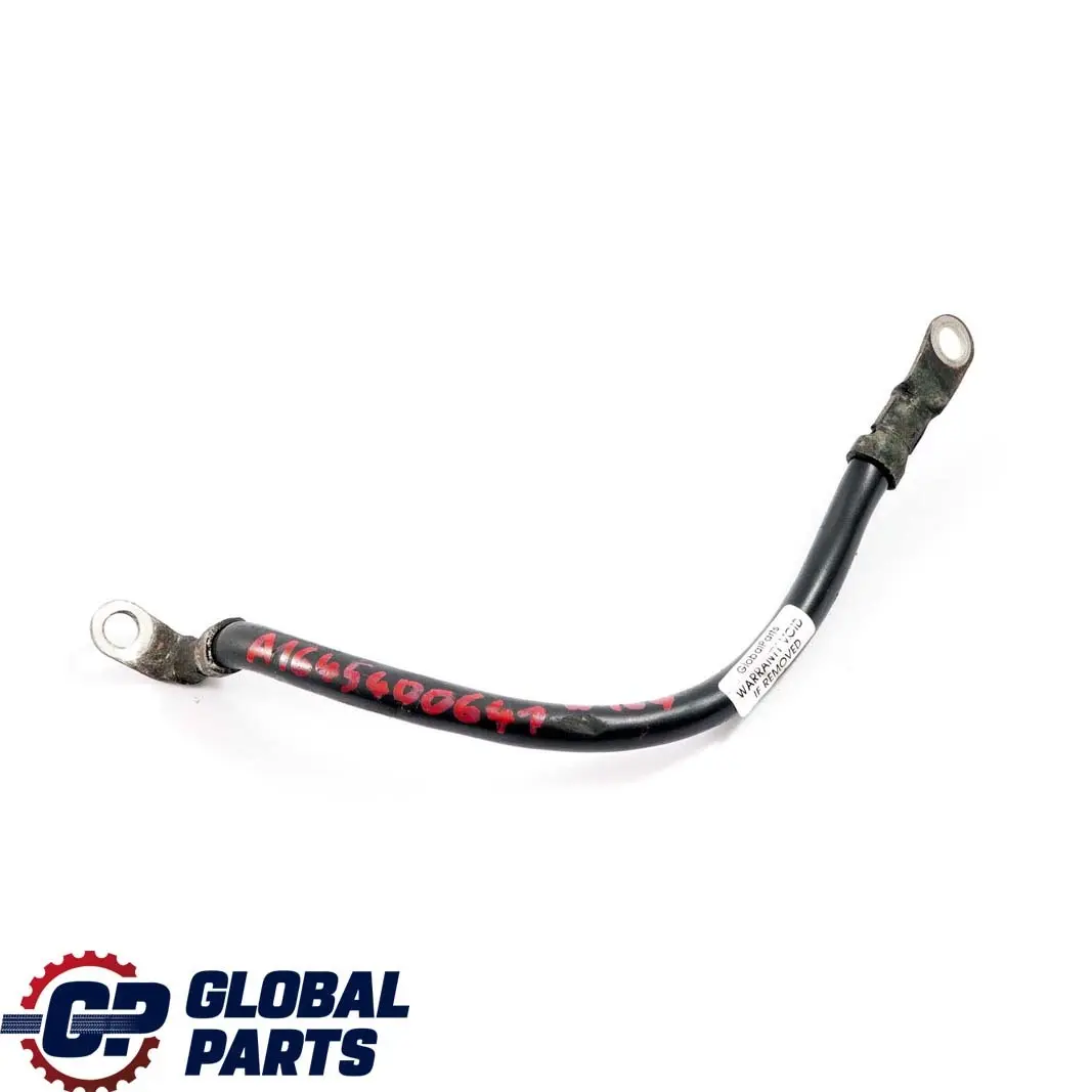 Mercedes-Benz M-Class W164 Battery Ground Earth Strap Cable Wiring to with Part number A1645400641 Mercedes-Benz M-Class W164 Battery Ground Earth Strap Cable Wiring - SKU A1645400641 - Part number A1645400641