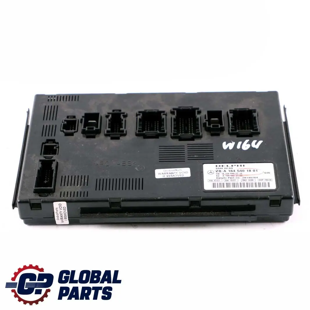Mercedes ML W164 Caja fusibles módulo unidad control trasera SAM - SKU A1645401801 - Número de pieza A1645401801