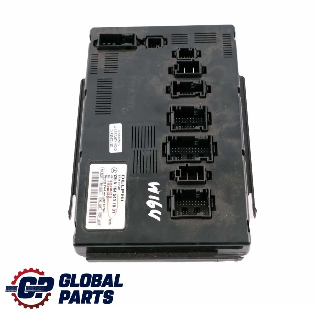 Modulo Centralina Posteriore Scatola Fusibili SAM per Mercedes ML W164 con numero di parte A1645401801 Mercedes ML W164 Modulo Centralina Posteriore Scatola Fusibili SAM - SKU A1645401801 - Numero di parte A1645401801