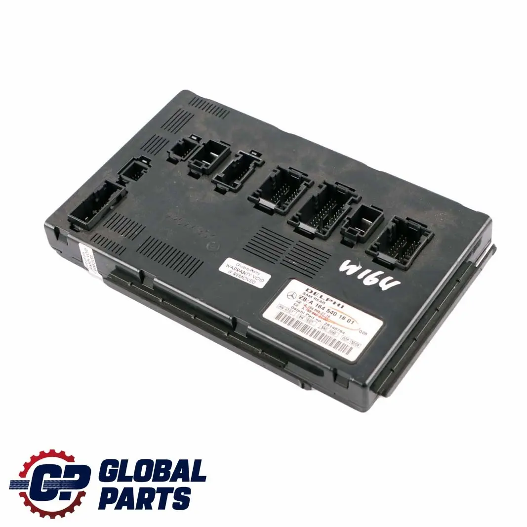 Mercedes ML W164 Caja fusibles módulo unidad control trasera SAM - SKU A1645401801 - Número de pieza A1645401801