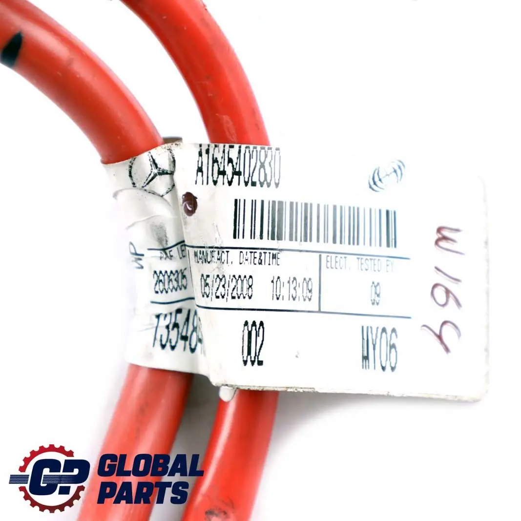Cableado del Cable Positivo Batería para Mercedes ML W164 con número de pieza A1645402830 Mercedes ML W164 Cableado del Cable Positivo Batería - SKU A1645402830 - Número de pieza A1645402830