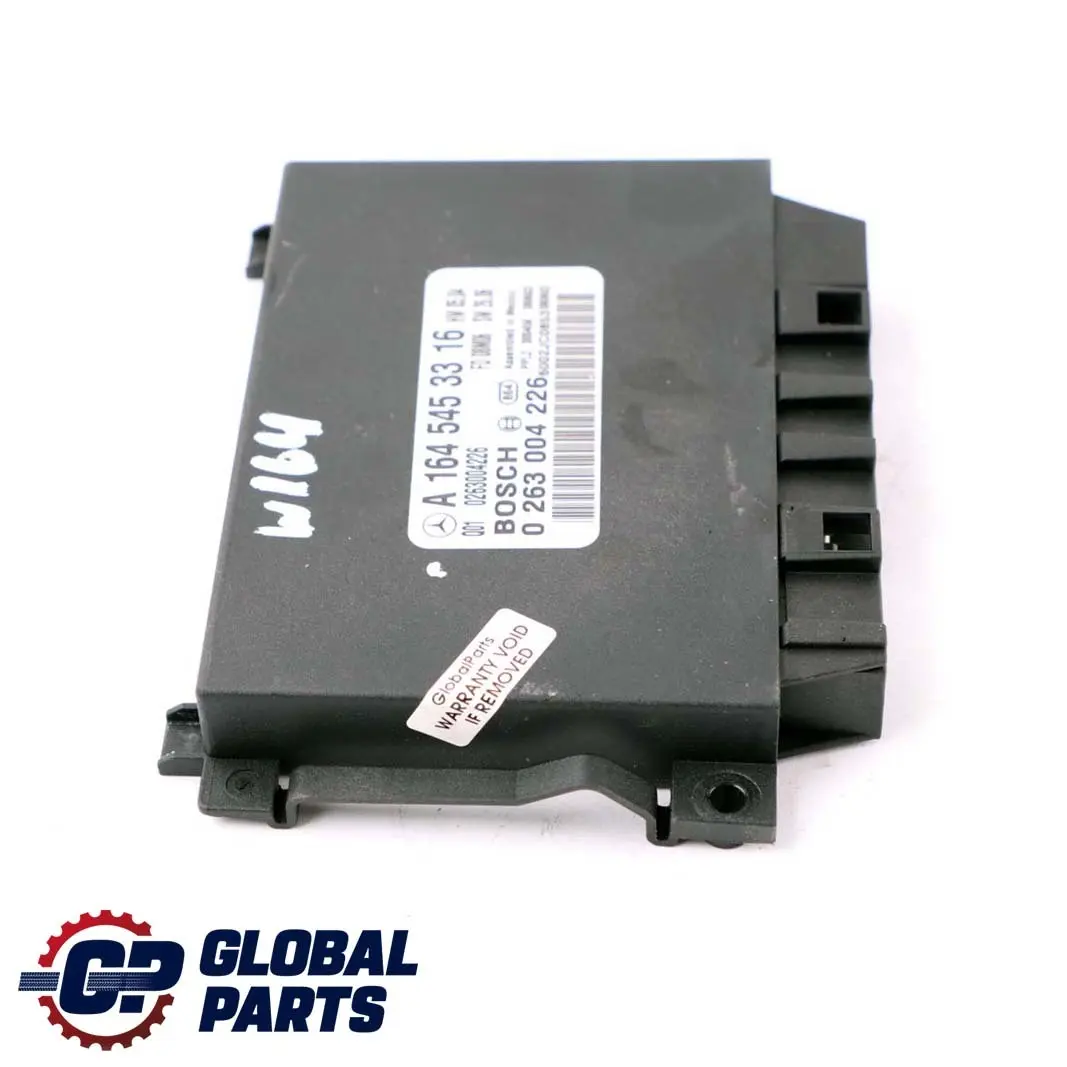 Module de l'unité contrôle stationnement Parktronic pour Mercedes ML W164 à propos du numéro de pièce A1645453316 Mercedes ML W164 Module de l'unité contrôle stationnement Parktronic - SKU A1645453316 - Numéro de pièce A1645453316