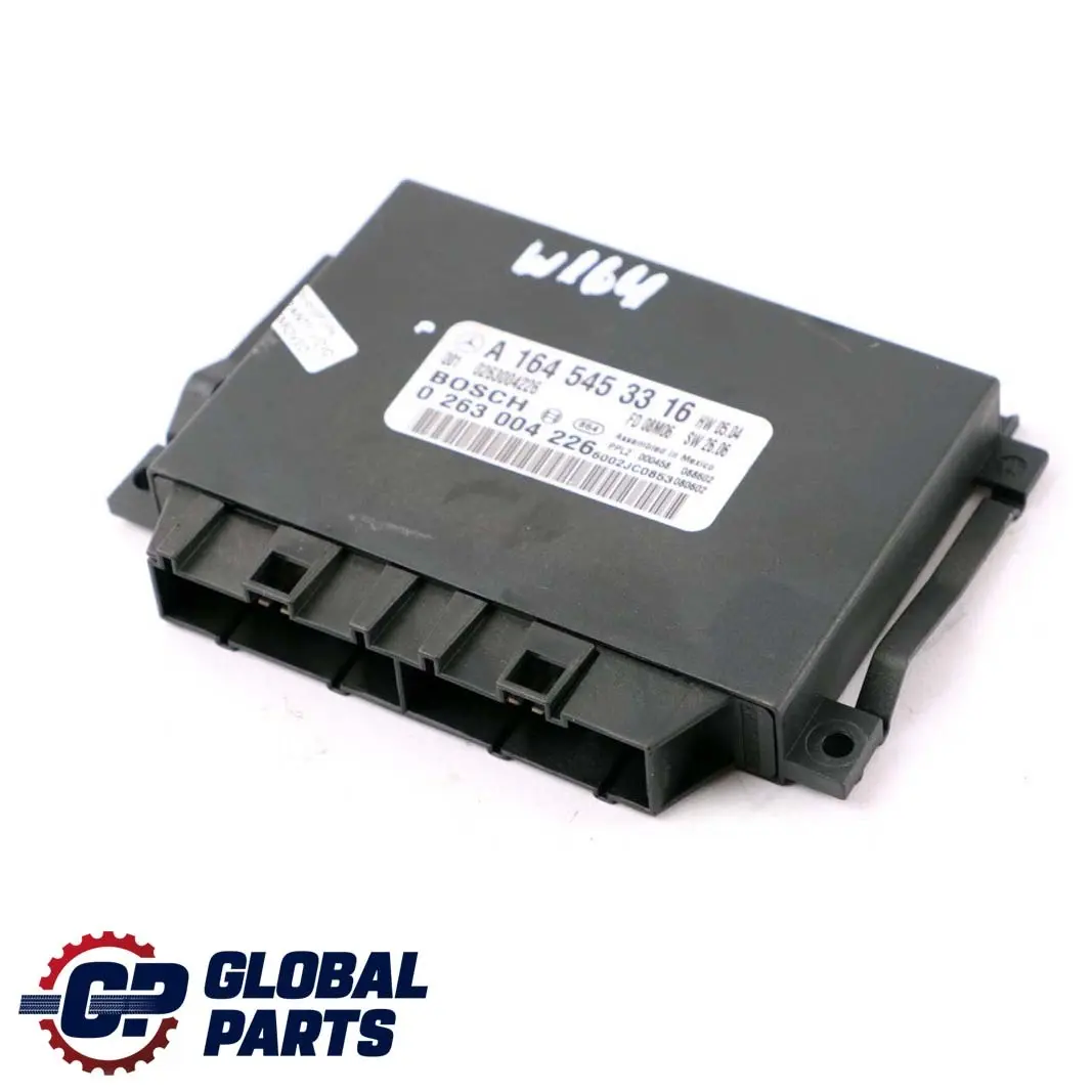 Module de l'unité contrôle stationnement Parktronic pour Mercedes ML W164 à propos du numéro de pièce A1645453316 Mercedes ML W164 Module de l'unité contrôle stationnement Parktronic - SKU A1645453316 - Numéro de pièce A1645453316