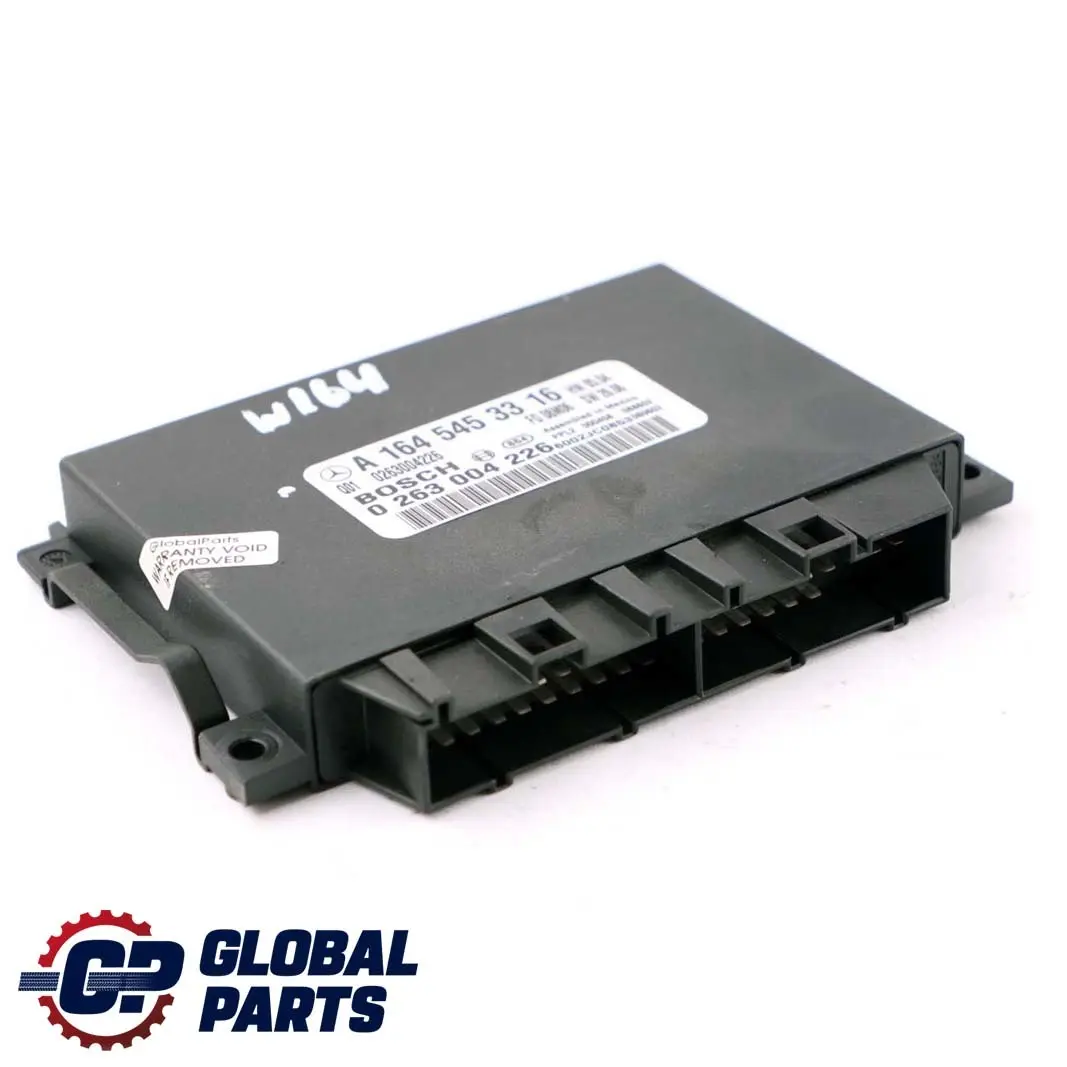 Parktronic Unidad de Control de Aparcamiento Módulo para Mercedes ML W164 con número de pieza A1645453316 Mercedes ML W164 Parktronic Unidad de Control de Aparcamiento Módulo - SKU A1645453316 - Número de pieza A1645453316