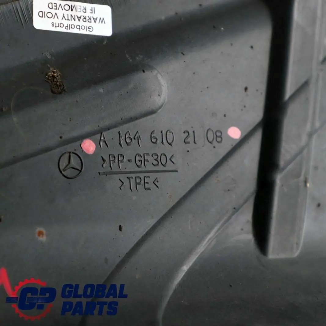  Mercedes-Benz M-Class ML W164 Rear Left N/S Underbody Tray Splash Guard Panel - SKU A1646102108 - Part number A1646102108