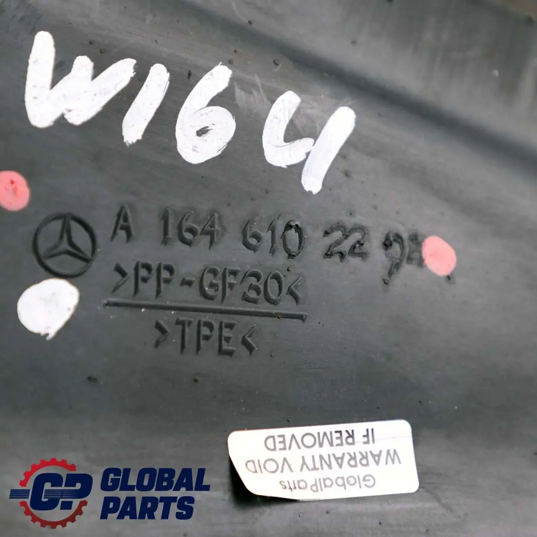 Osłona Panel Ochronny Podwozia Prawy Tył do Mercedes ML W164 o numerze A1646102208 Mercedes ML W164 Osłona Panel Ochronny Podwozia Prawy Tył - SKU A1646102208 - Numer Części A1646102208
