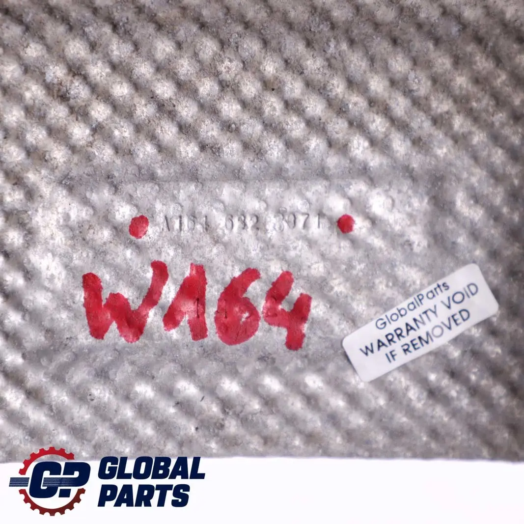 Mercedes-Benz ML W164 GL X164 Rear Left N/S Exhaust Heat Shielding Plate Diesel to with Part number A1646823971 Mercedes-Benz ML W164 GL X164 Rear Left N/S Exhaust Heat Shielding Plate Diesel - SKU A1646823971 - Part number A1646823971