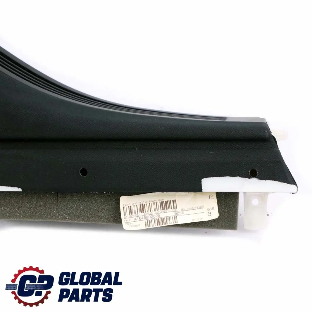 Mercedes-Benz M ML W164 Rear Right O/S C-Pillar Cover Panel Trunk to with Part number A1646902025 Mercedes-Benz M ML W164 Rear Right O/S C-Pillar Cover Panel Trunk - SKU A1646902025 - Part number A1646902025