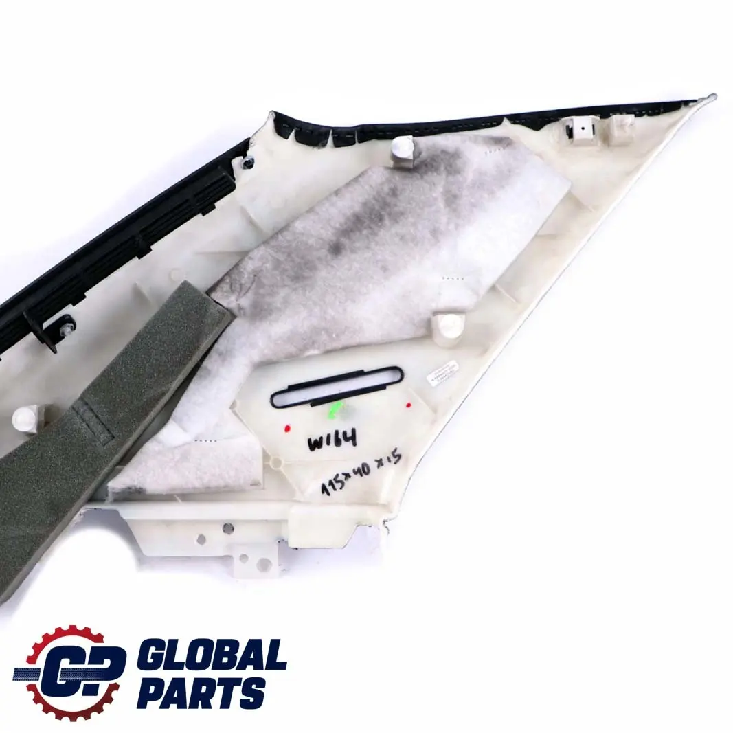 Mercedes-Benz M ML W164 Rear Right O/S C-Pillar Cover Panel Trunk to with Part number A1646902025 Mercedes-Benz M ML W164 Rear Right O/S C-Pillar Cover Panel Trunk - SKU A1646902025 - Part number A1646902025