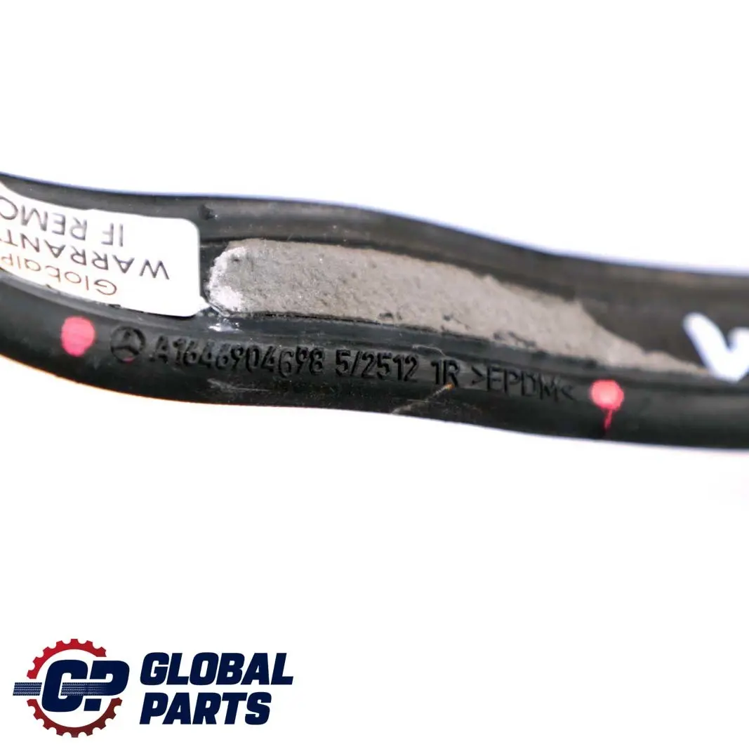 Mercedes-Benz M-Class ML W164 Right O/S Roof Rail Seal Weatherstrip to with Part number A1646904598 Mercedes-Benz M-Class ML W164 Right O/S Roof Rail Seal Weatherstrip - SKU A1646904698 - Part number A1646904598