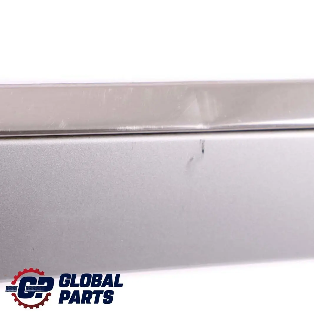 Right O/S Door Trim Molding Strip Iridium Silver Metallic - 775 to Mercedes ML W164 Rear with Part number A1646905462 Mercedes ML W164 Rear Right O/S Door Trim Molding Strip Iridium Silver Metallic - 775 - SKU A1646905462-IRS - Part number A1646905462