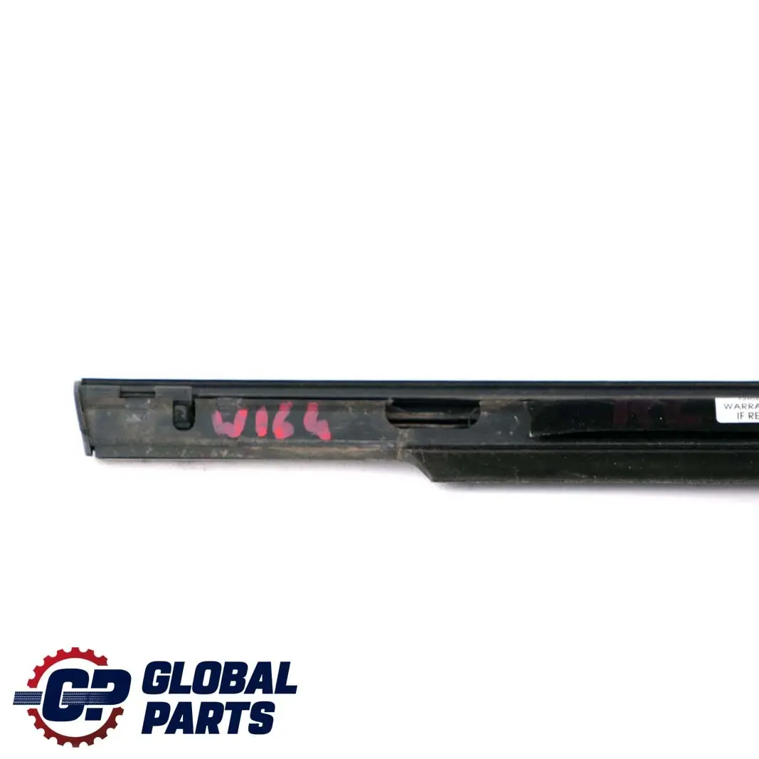 Mercedes-Benz M ML W164 Rear Door Window Lower Strip Trim Outside Right O/S to with Part number A1646905680 Mercedes-Benz M ML W164 Rear Door Window Lower Strip Trim Outside Right O/S - SKU A1646905680 - Part number A1646905680