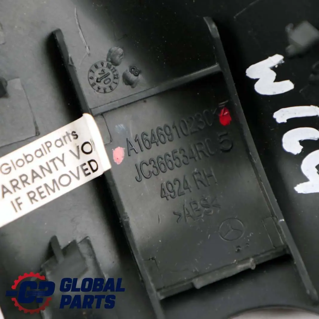 Right O/S Trunk Interior Cover Panel Trim to Mercedes M-Class ML W164 with Part number A1646910230 Mercedes M-Class ML W164 Right O/S Trunk Interior Cover Panel Trim - SKU A1646910230 - Part number A1646910230