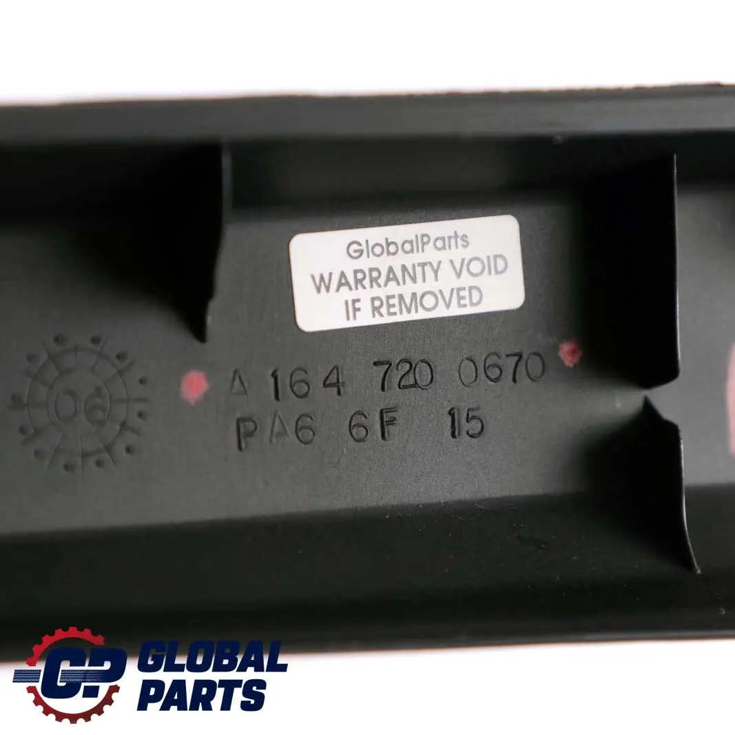 Mercedes-Benz M ML W164 Front Right Door Window Frame Trim Cover to with Part number A1647200670 Mercedes-Benz M ML W164 Front Right Door Window Frame Trim Cover - SKU A1647200670 - Part number A1647200670