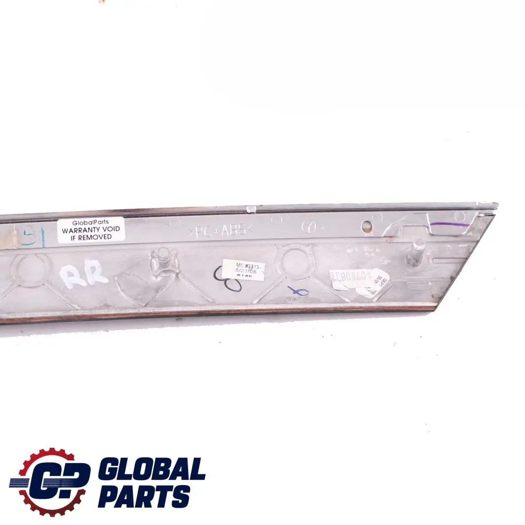  Mercedes-Benz W164 Decor Strip Trim Door Rear Right O/S Anthracite Poplar Wood - SKU A1647304022 - Part number A1647203422