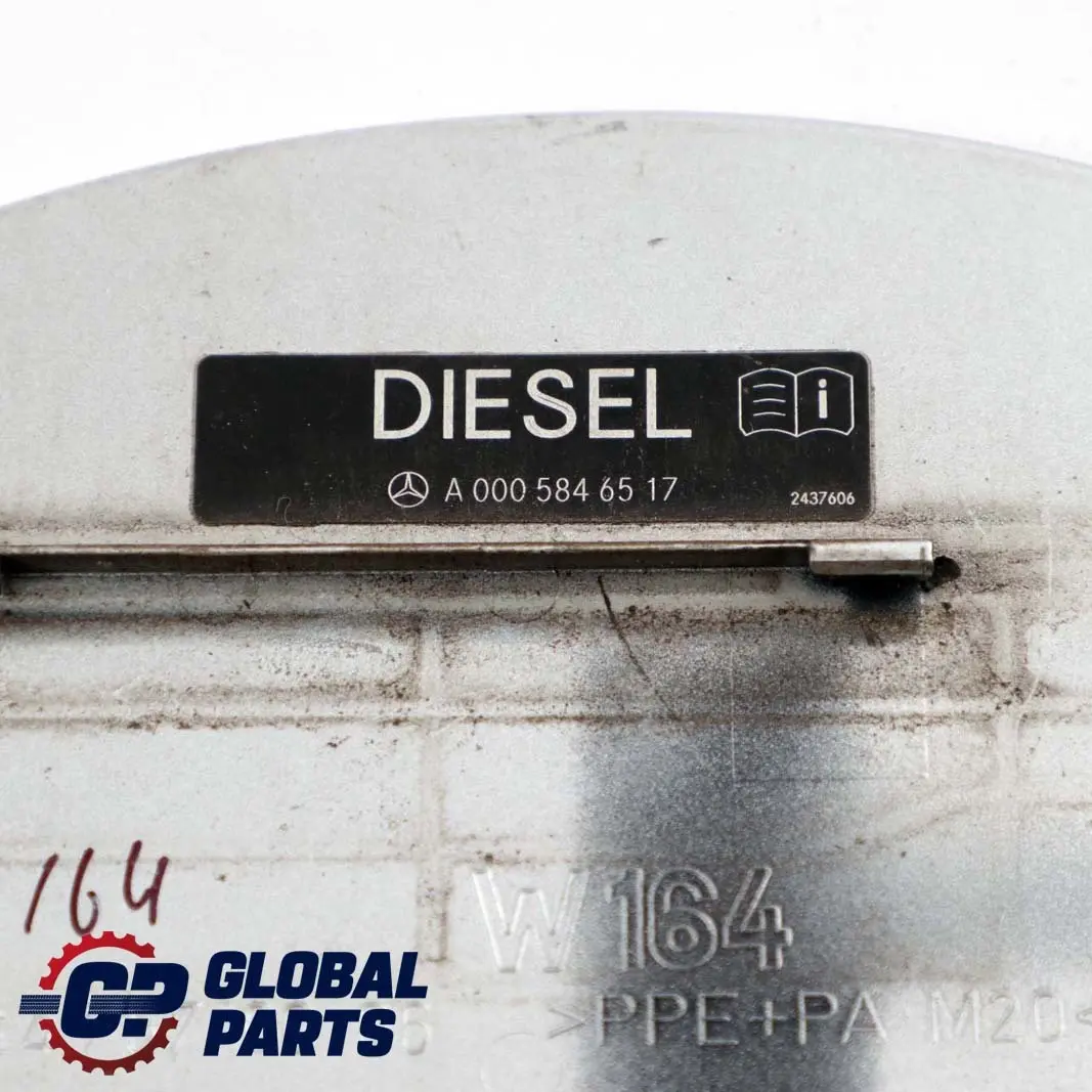 Mercedes-Benz M-Class W164 Fuel Filler Flap Cover Iridium Silver Metallic - 775 to with Part number A1647570006 Mercedes-Benz M-Class W164 Fuel Filler Flap Cover Iridium Silver Metallic - 775 - SKU A1647570006 - Part number A1647570006