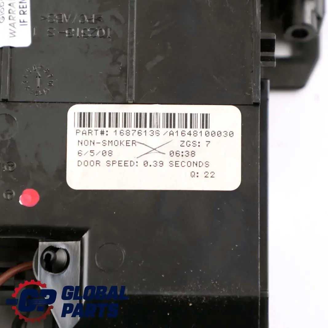 Mercedes ML W164 Cendrier Tableau De Bord Console Non Fumeur - SKU A1648100030 - Numéro de pièce A1648100030