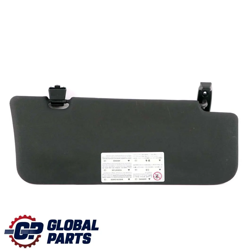 Mercedes W164 Sun Visor Cover Left N/S Black - SKU A1648100110 - Part number A1648100110