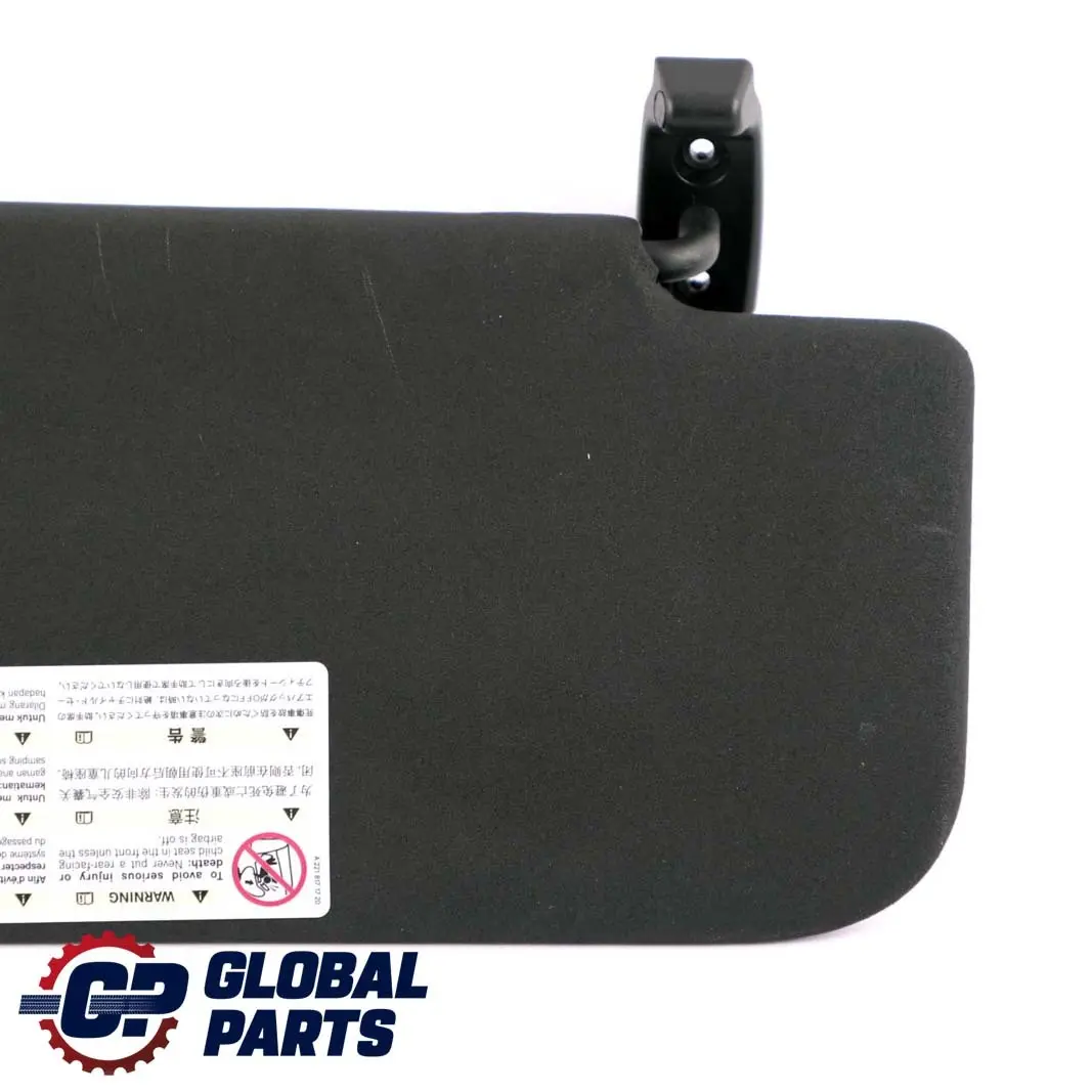 Mercedes W164 Sun Visor Cover Left N/S Black - SKU A1648100110 - Part number A1648100110