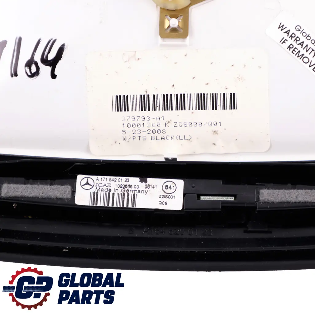 Luz de techo interior Parktronic para Mercedes ML W164 con número de pieza A1648200123 Mercedes ML W164 Luz de techo interior Parktronic - SKU A1648200123 - Número de pieza A1648200123